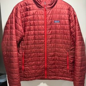 Red Patagonia Nano Puff Jacket